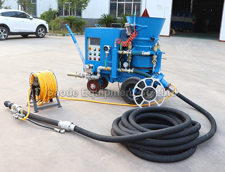 GAODETEC GZ-3ER/S High-Performance Sector Hole Rotor Gunning Machine For Refractory Dry-mix Applicat